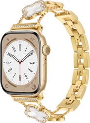 BCBG Universal Fit Clover Link Bracelet Apple Watch® Watchband