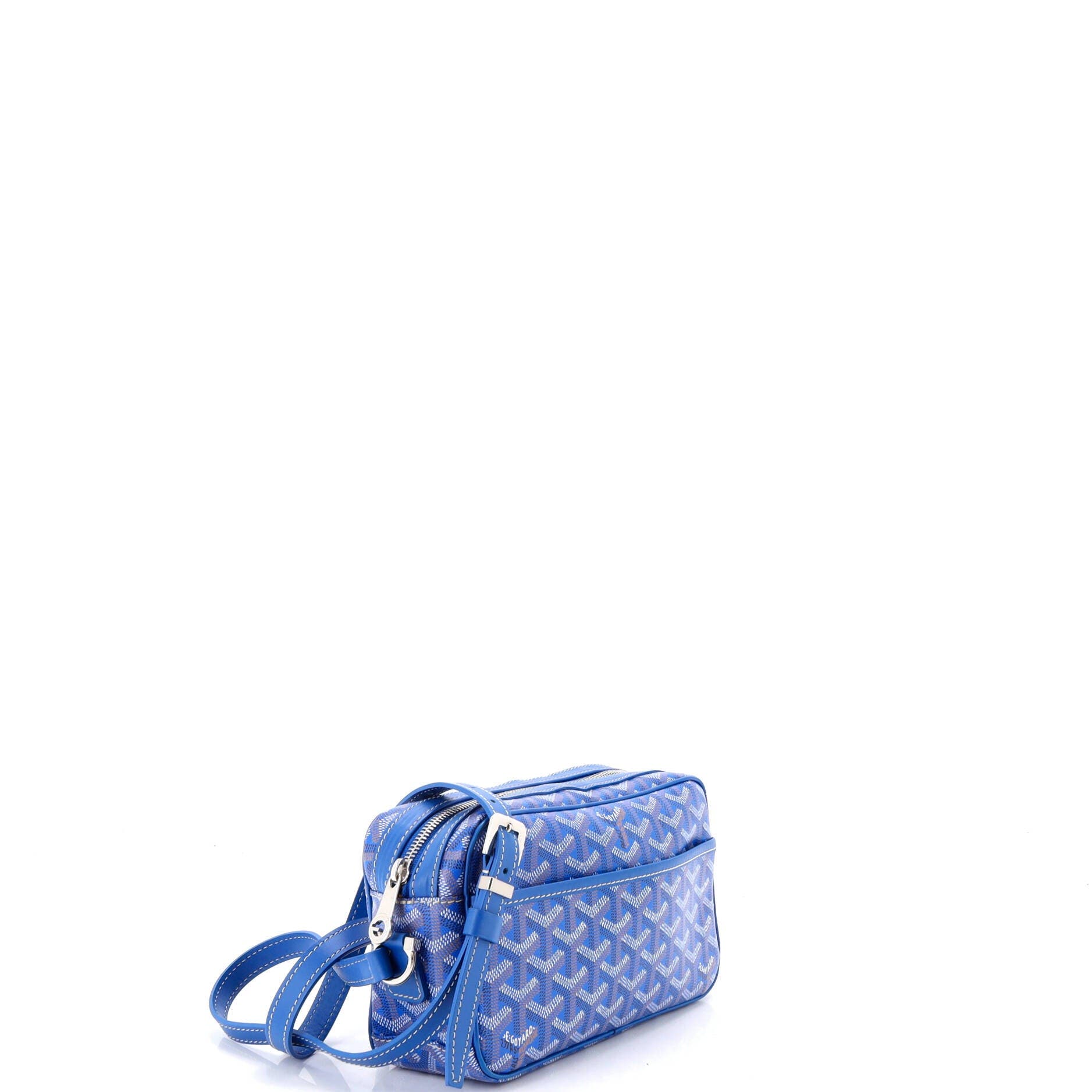 Pre-Owned Goyard Cap Vert Bag Coated Canvas, Alternate, color, Blue