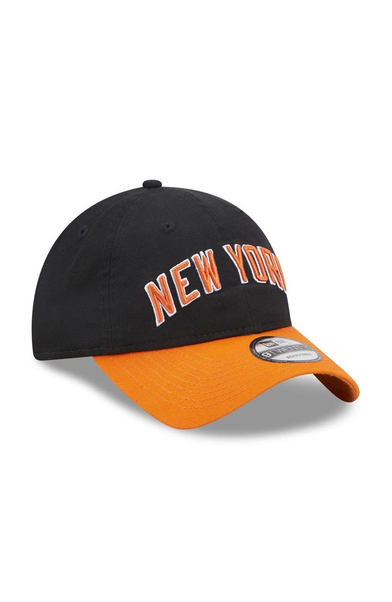 New Era Men's New Era  Teal New York Knicks 2022/23 City Edition Official 9TWENTY Adjustable Hat, Alternate, color, 