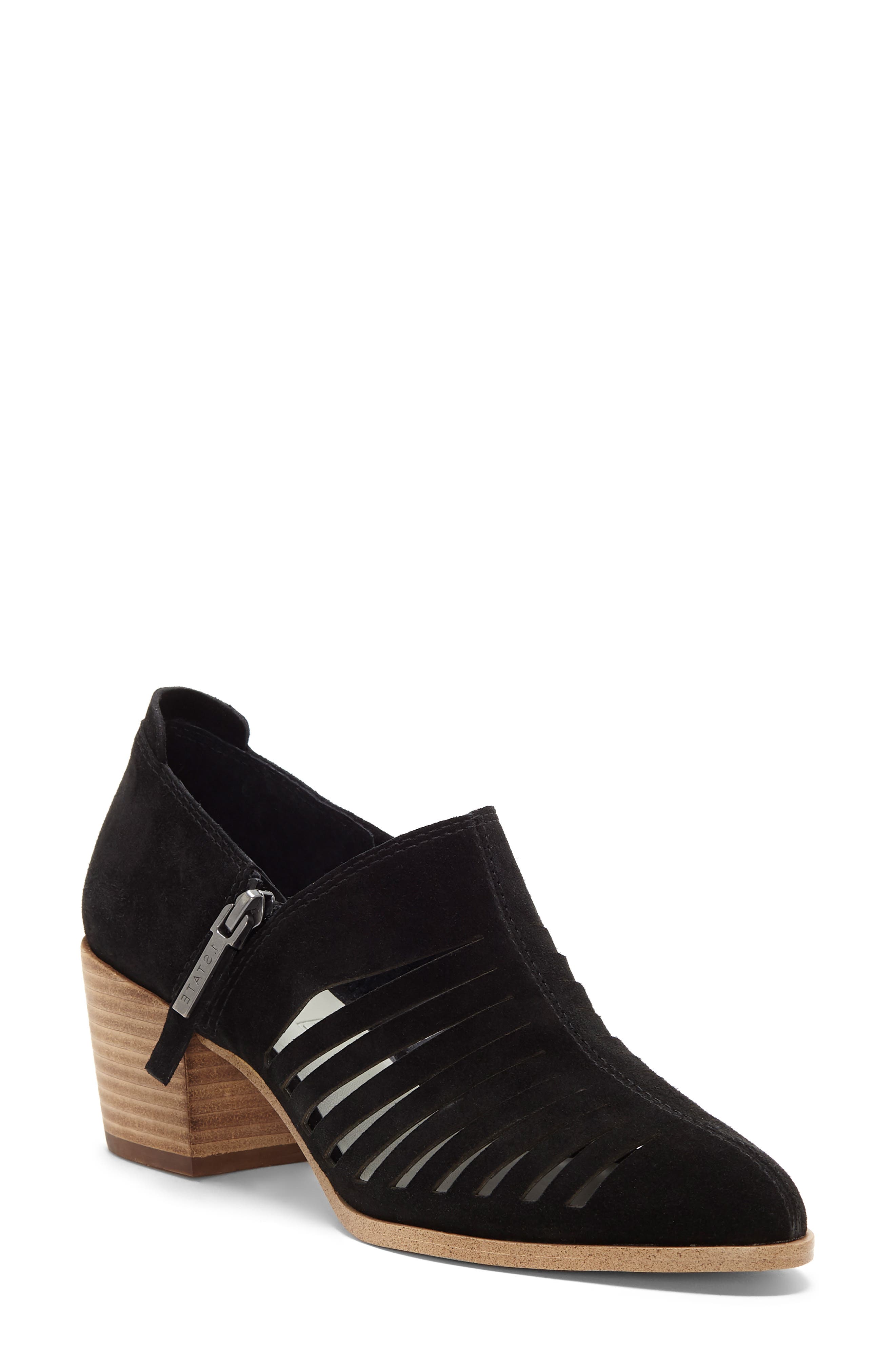Arnet Bootie, Main, color, BLACK SUEDE