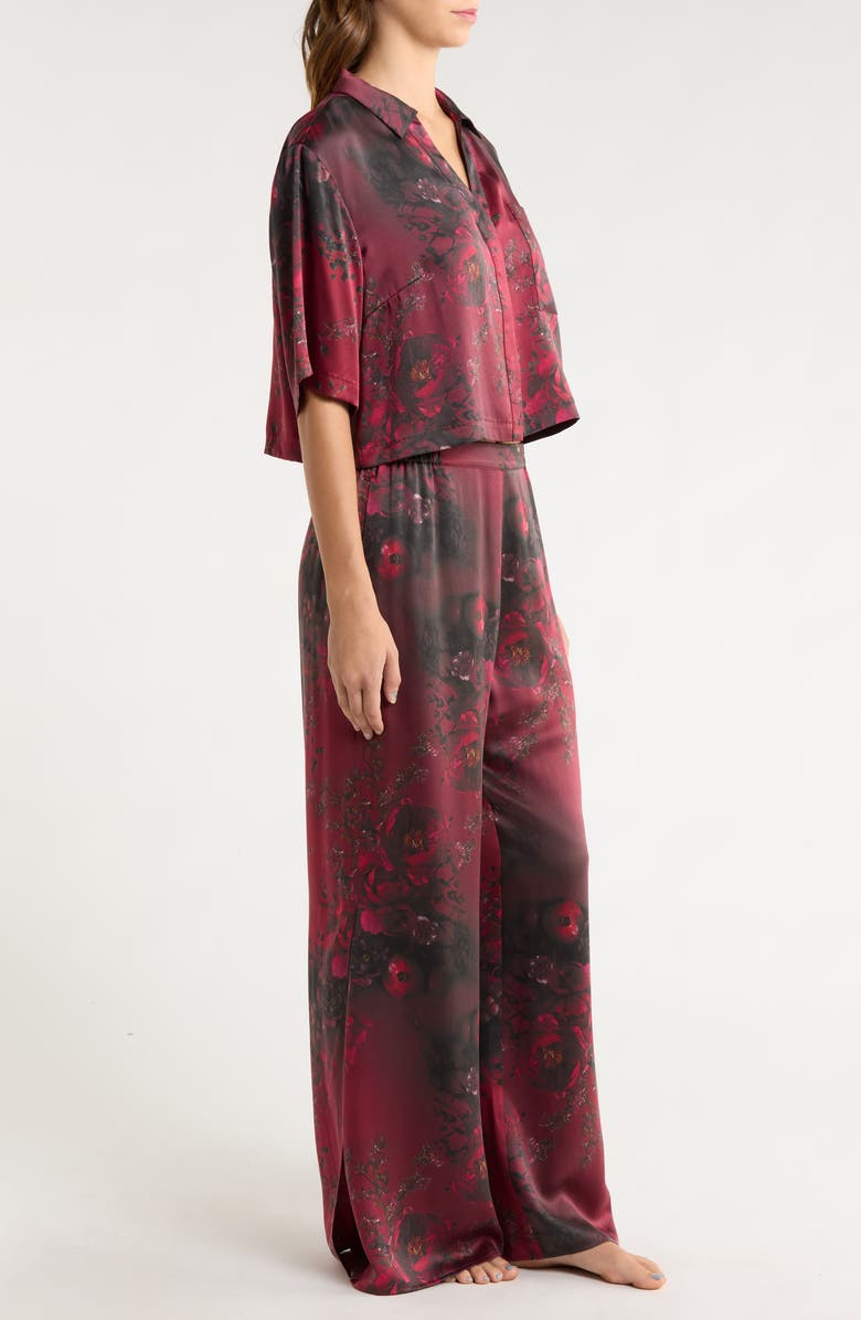Lunya x Putnam Designs Washable Silk Pajamas, Alternate, color, Rouge Rev
