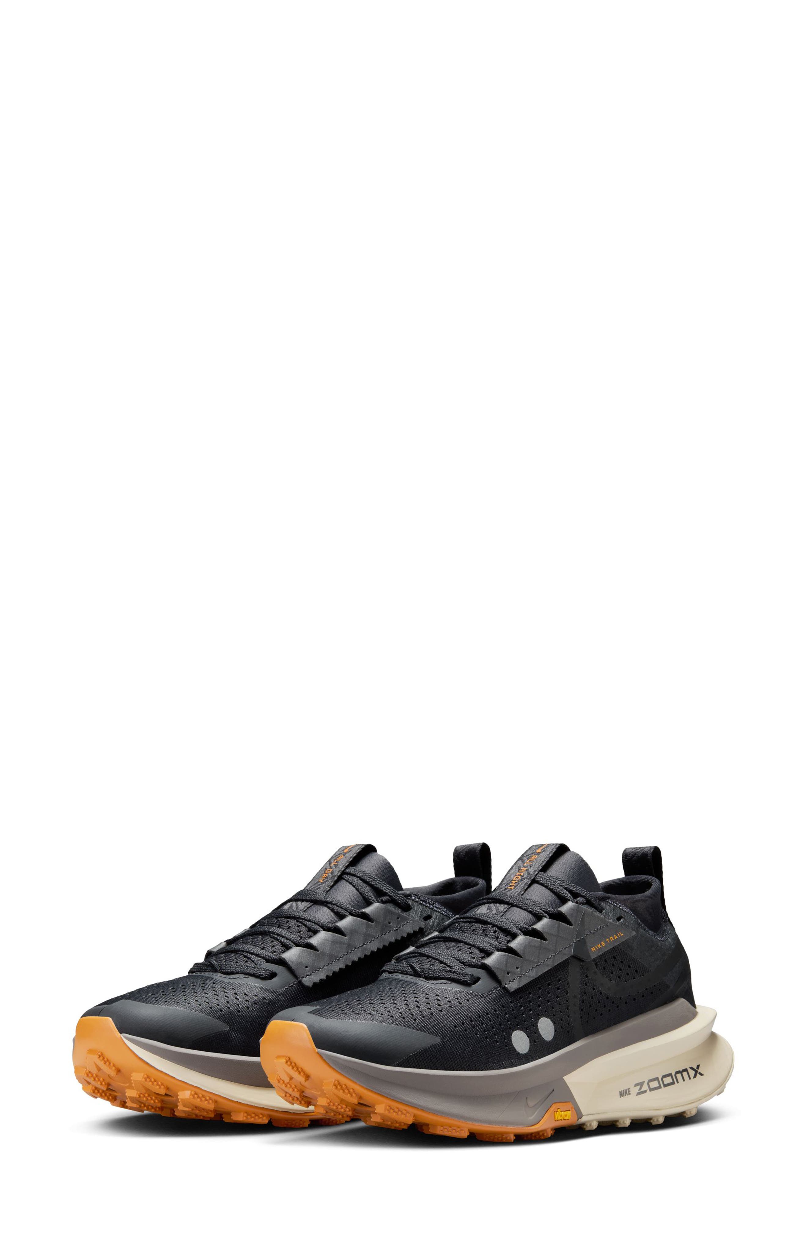 Zegama 2 Trail Running Shoe, Main, color, NOIR/ BLACK/ MONARCH/ IVORY