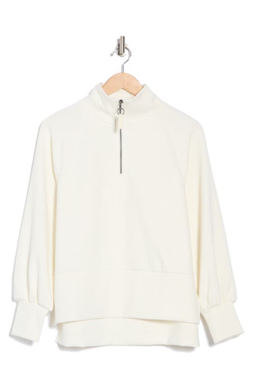 Balance Collection Whitley Quarter Zip Pullover In H. Cannoli Cream
