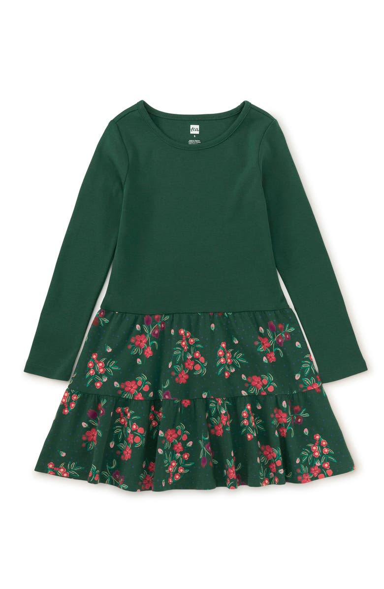 Tea Collection Tiered Skirted Twirl Dress, Main, color, 