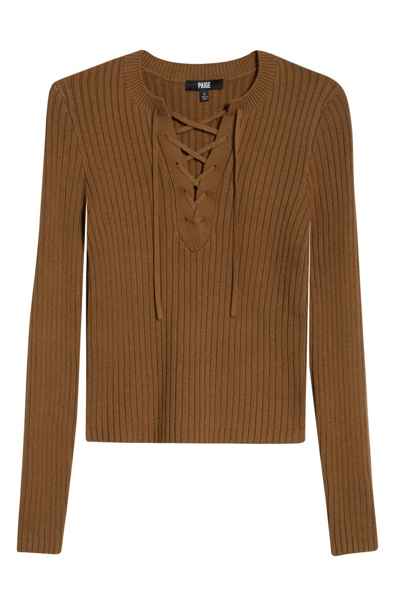 PAIGE Beatrice Long Sleeve Shirt, Alternate, color, Flax