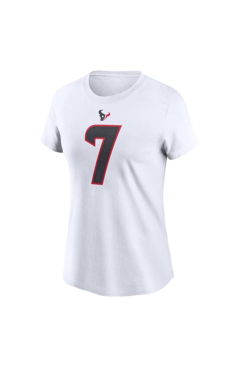 Nike Women's Nike C.J. Stroud White Houston Texans Player Name & Number T-Shirt, Alternate, color, White