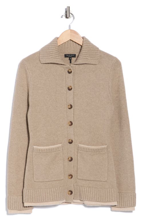 Rag & Bone Danica Wool & Cashmere Cardigan In Neutral