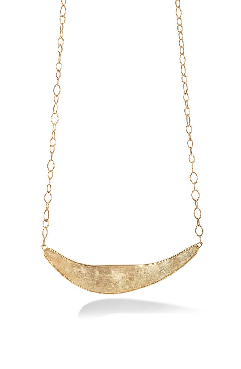 Marco Bicego Lunaria 18K Yellow Gold Half Collar Necklace, Alternate, color, Yellow Gold
