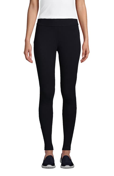 Lands' End Starfish Mid Rise Knit Leggings