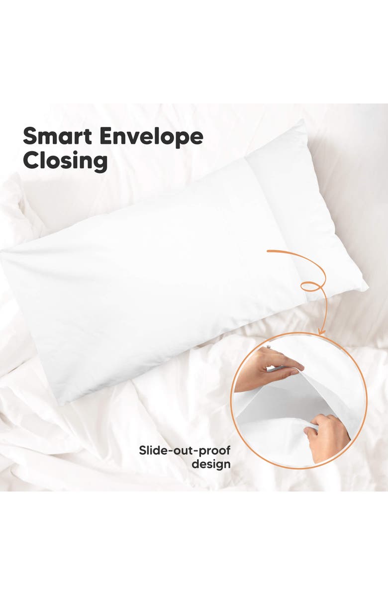 KeaBabies My Little Dreamy [Protect+] Waterproof Pillowcase, Alternate, color, Soft White