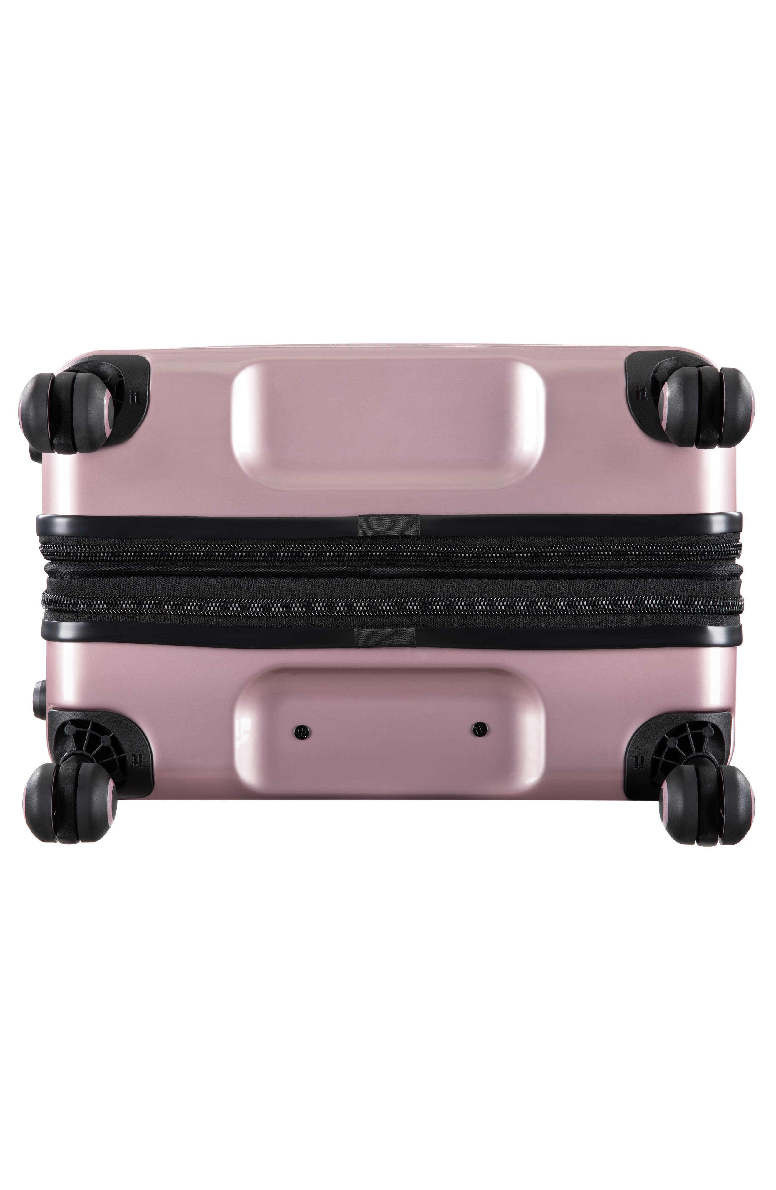 IT LUGGAGE Helixian 21-Inch Hardside Carry-On Luggage, Alternate, color, Metallic Rose Gold