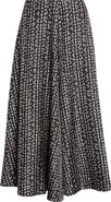 Altuzarra Varda Floral A-Line Silk Skirt