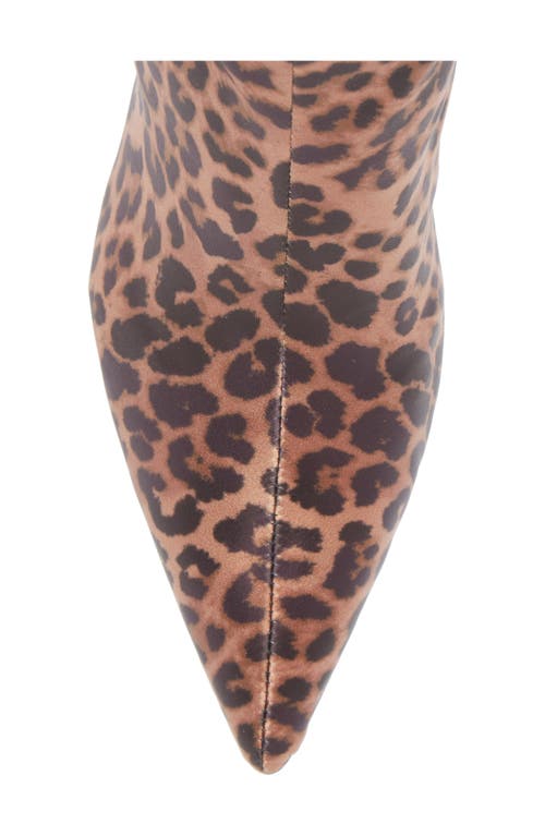 Steve Madden Leena Pointed Toe Bootie In Leopard