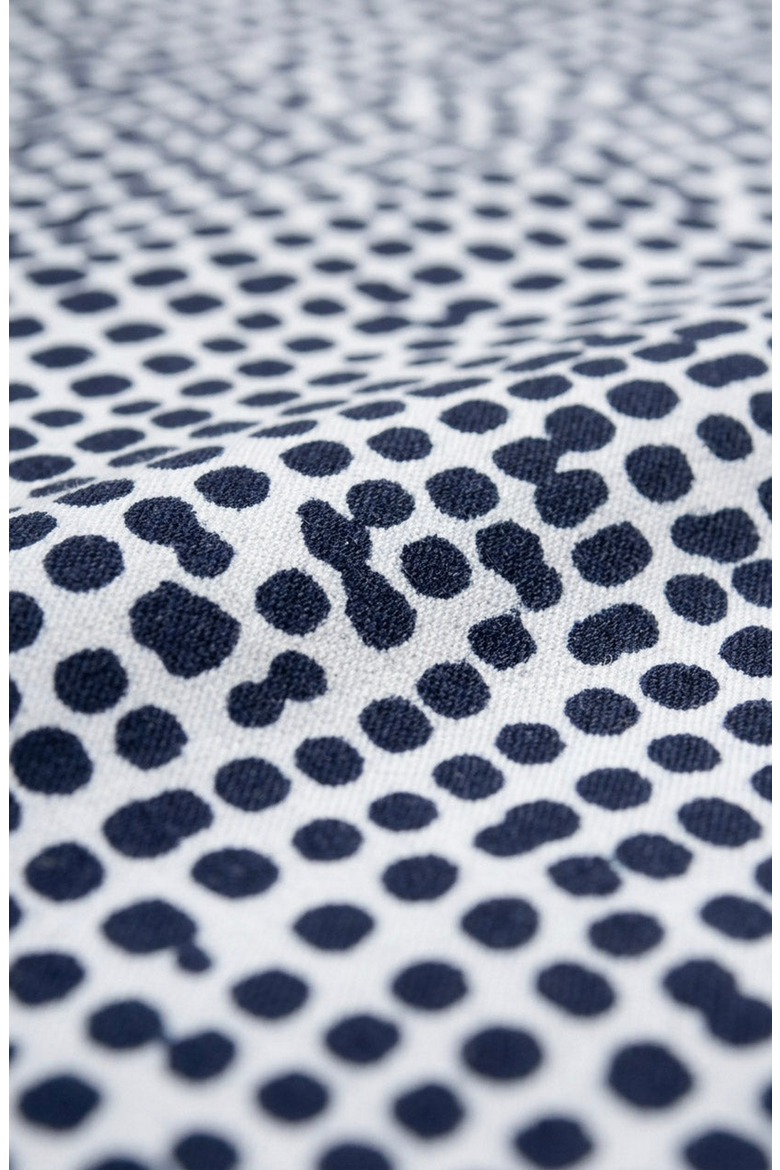 Printed Short Sleeve Chest Pocket Shirt, Alternate, color, Navy / Off-White
