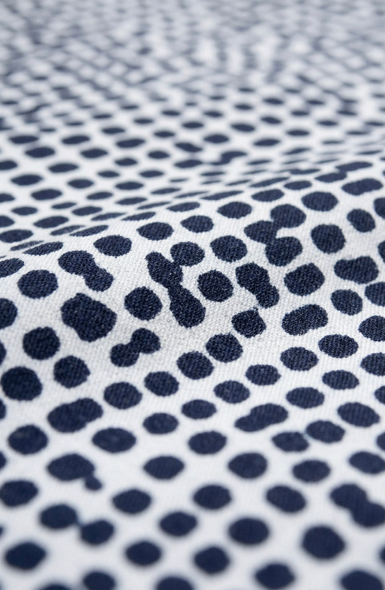 Modenaire Printed Short Sleeve Chest Pocket Shirt, Alternate, color, Navy / Off-White