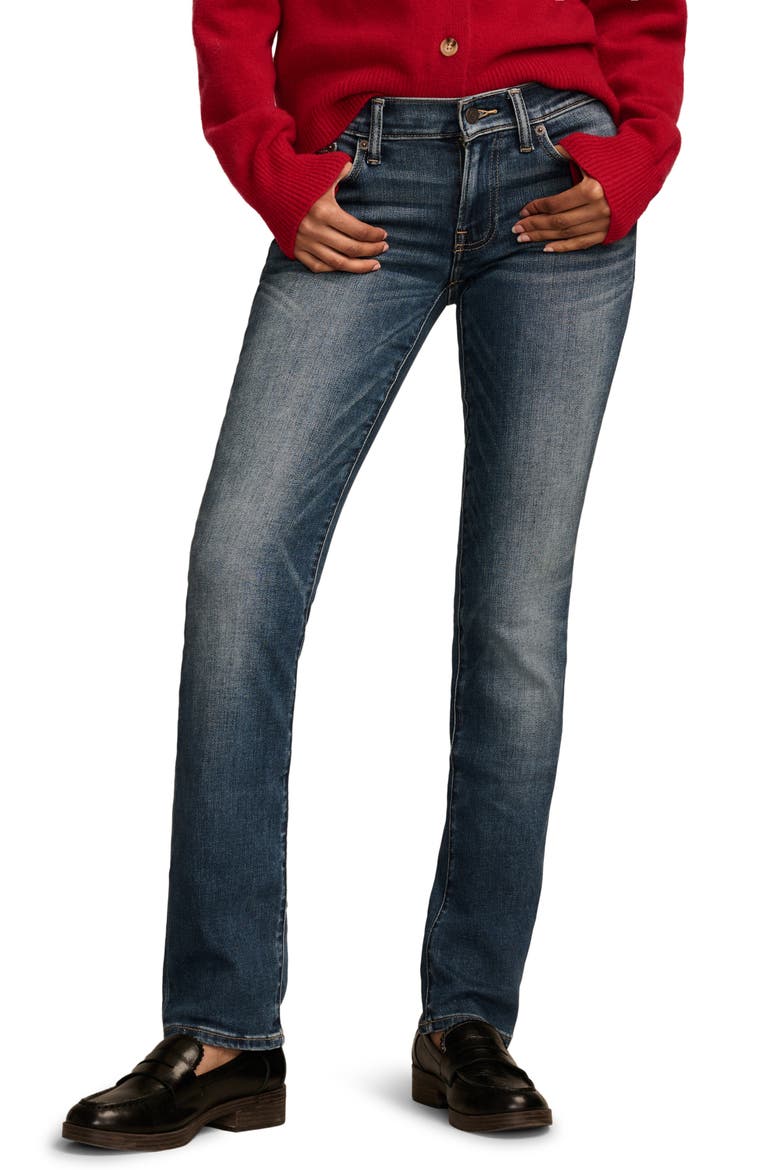 Sweet Mid Rise Straight Leg Jeans, Main, color, SWEET ESCAPE WASH
