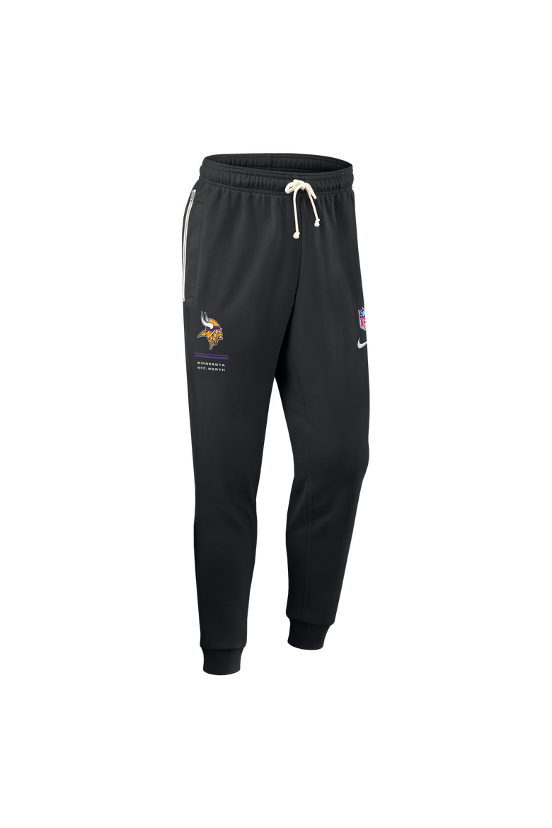 Men's Nike Black Minnesota Vikings Sideline Standard Issue Touchback Kick Dri-FIT Taper Pants, Alternate, color, Black
