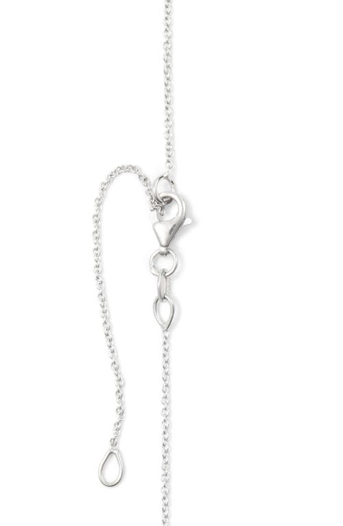 Bony Levy Diamond Pavé Initial Pendant Necklace In 18k White Gold - V