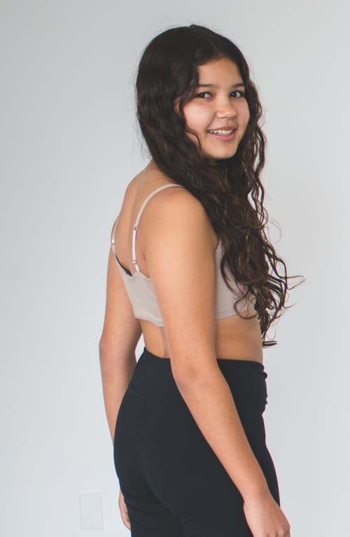BLEUET BLEUET BLEUM NEUTRAL KIDS' SEAMLESS BRA 