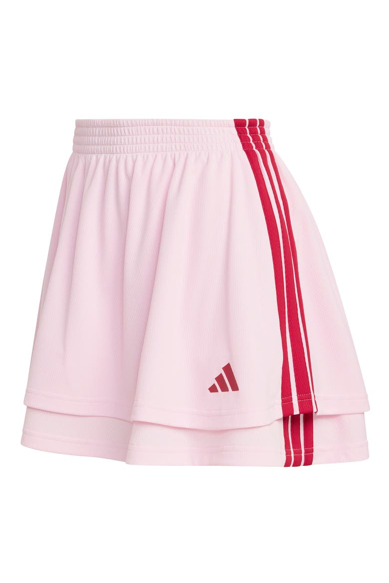 Mesh Layered Miniskirt, Alternate, color, CLEAR PINK/ ACTIVE MAROON