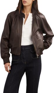 Reiss Eloise Faux Leather Jacket