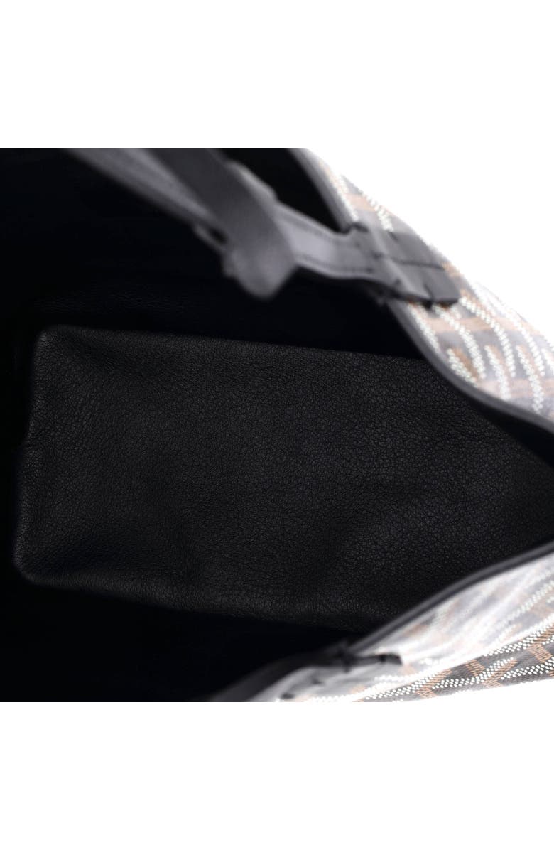 Pre-Owned Goyard Anjou Reversible Tote Coated Canvas Mini, Alternate, color, Black