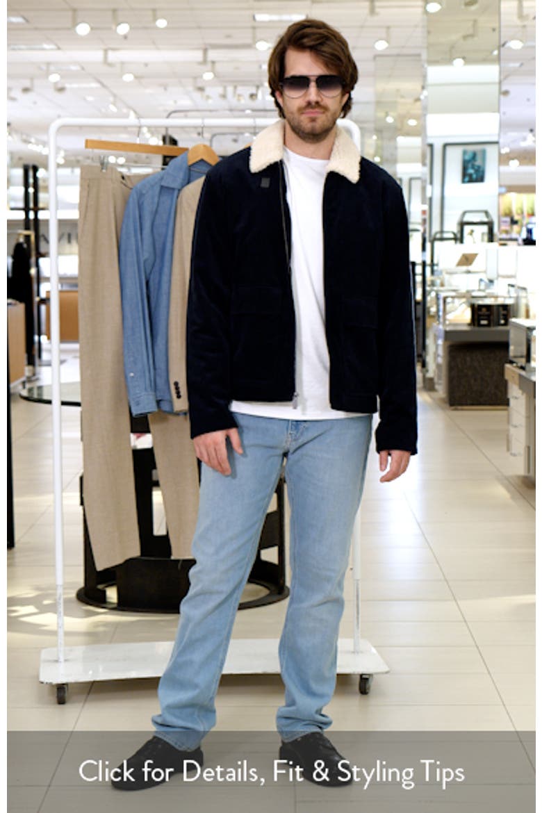 Crace Corduroy Jacket with Faux Shearling Collar video