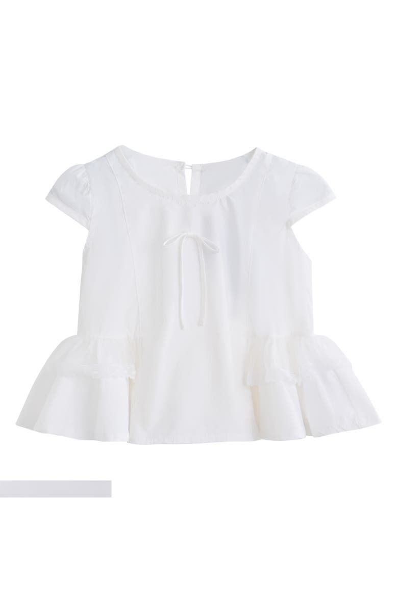 Ruffled Short Set, Alternate, color, Grey