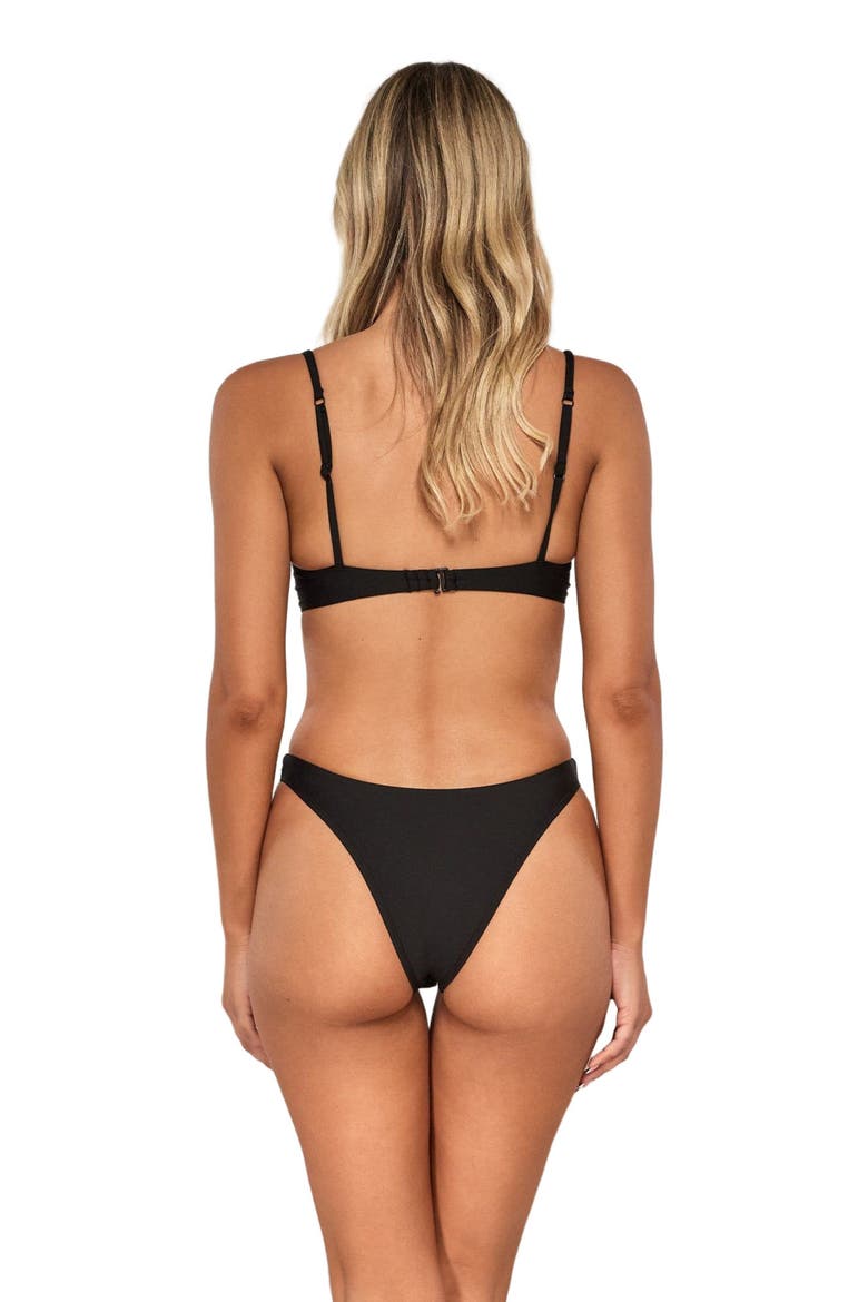 Maddie Bikini Swim Bottoms, Alternate, color, Black