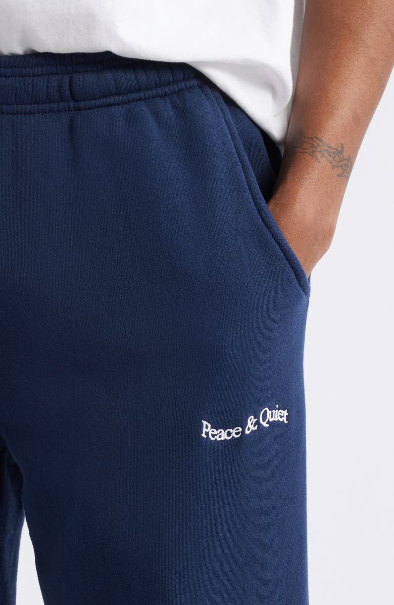 Museum of Peace & Quiet Wordmark Pigment Dyed Sweatpants, Alternate, color,