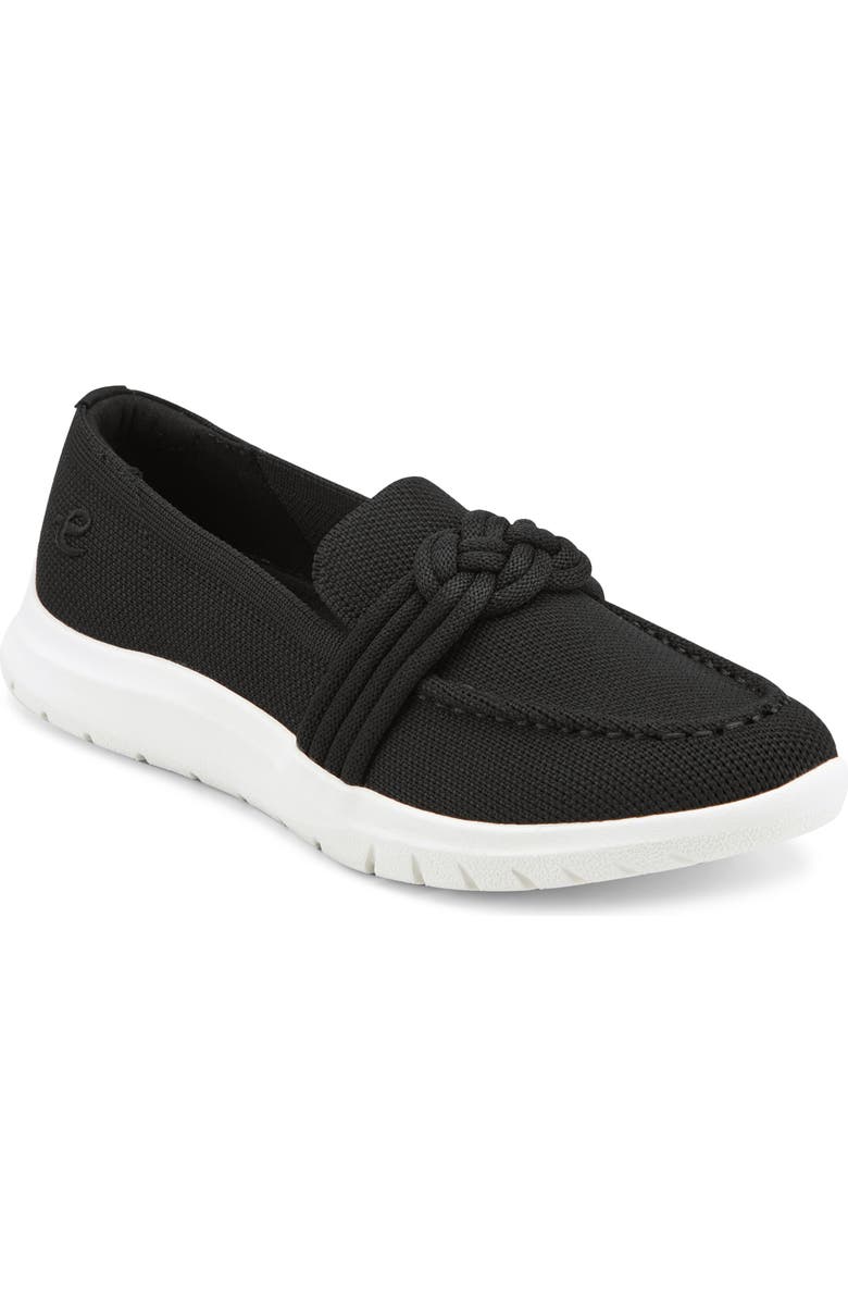 Easy Spirit Rayna Knit Loafer, Main, color, Black