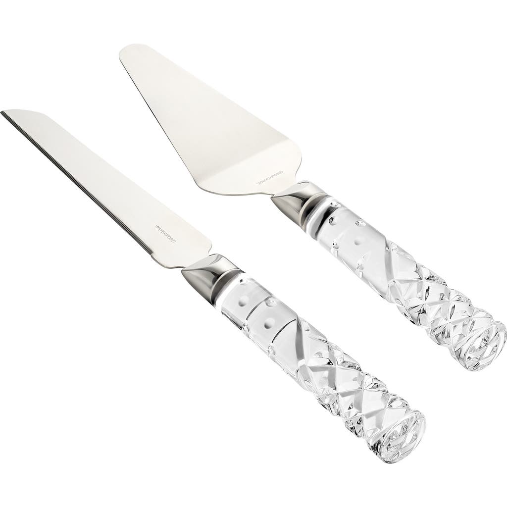 Waterford Crystal Celebrations Cake Knife And Server In Silver