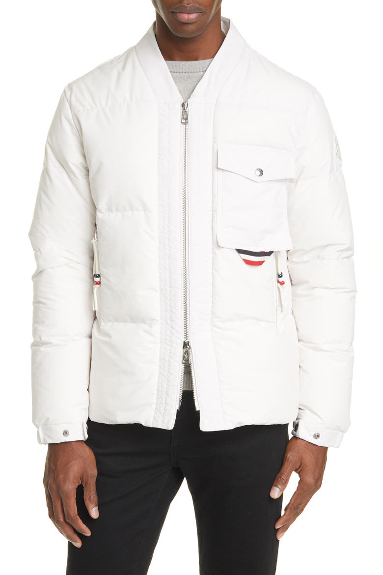 2 Moncler 1952 Convertible Hooded Nylon Puffer Coat, Alternate, color, CREAM