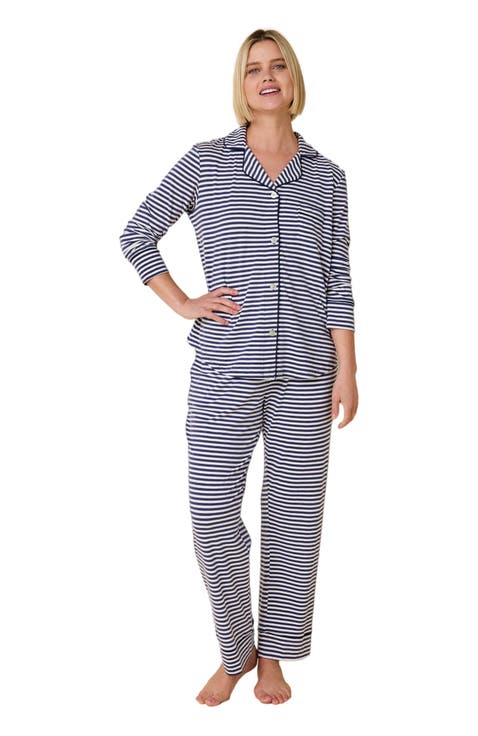 Pima Knit Pajama Set Conversational