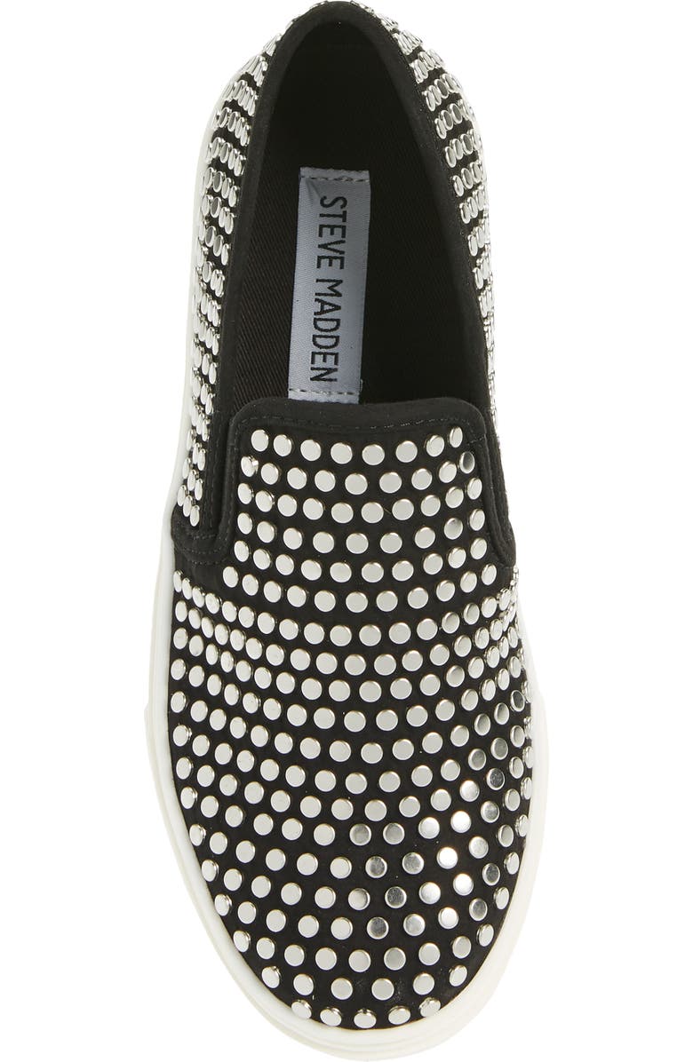 Steve Madden Coulter Studded Slip-On Sneaker, Alternate, color,