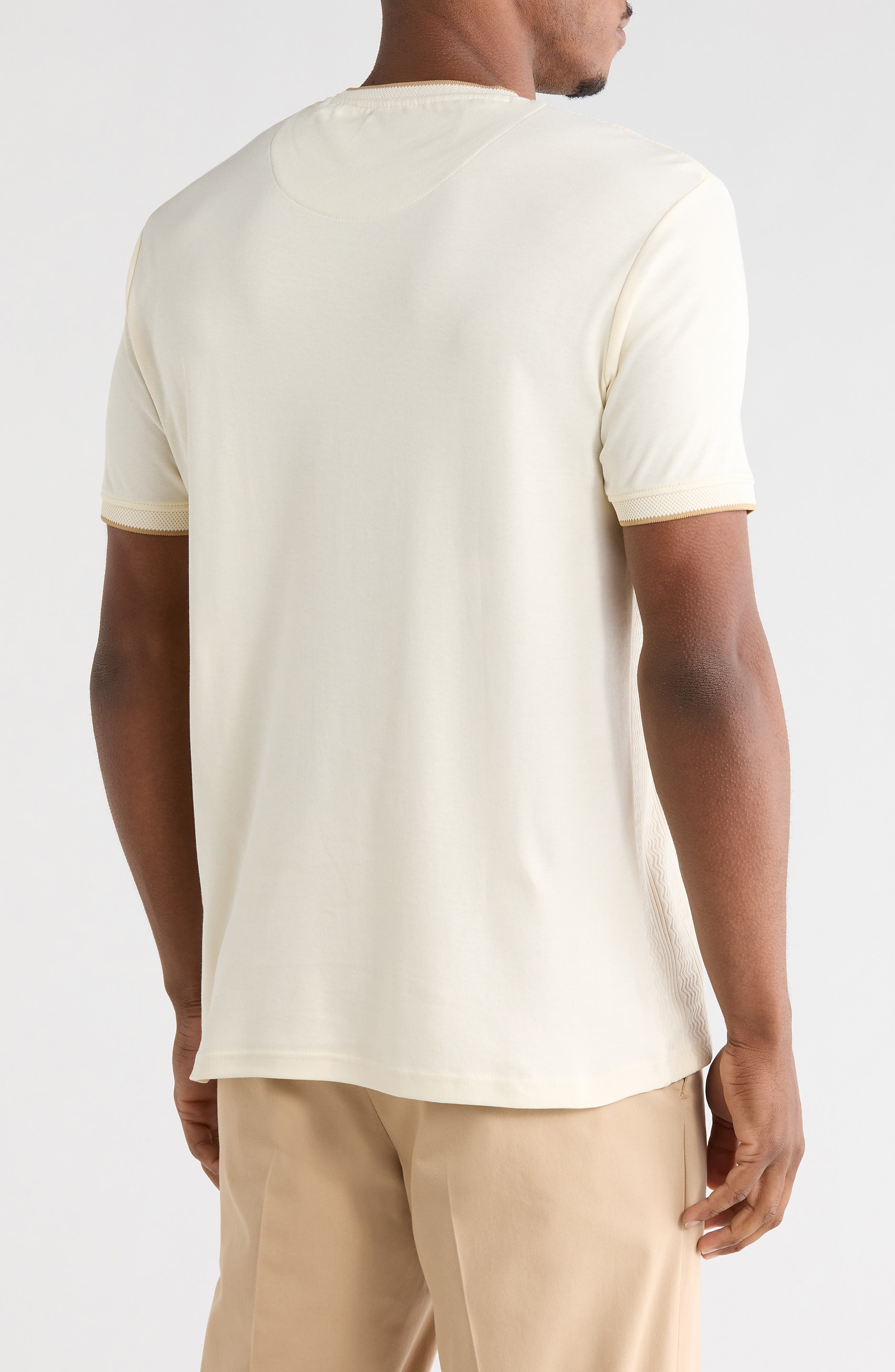 Vertical Texture Crewneck T-Shirt - image 2