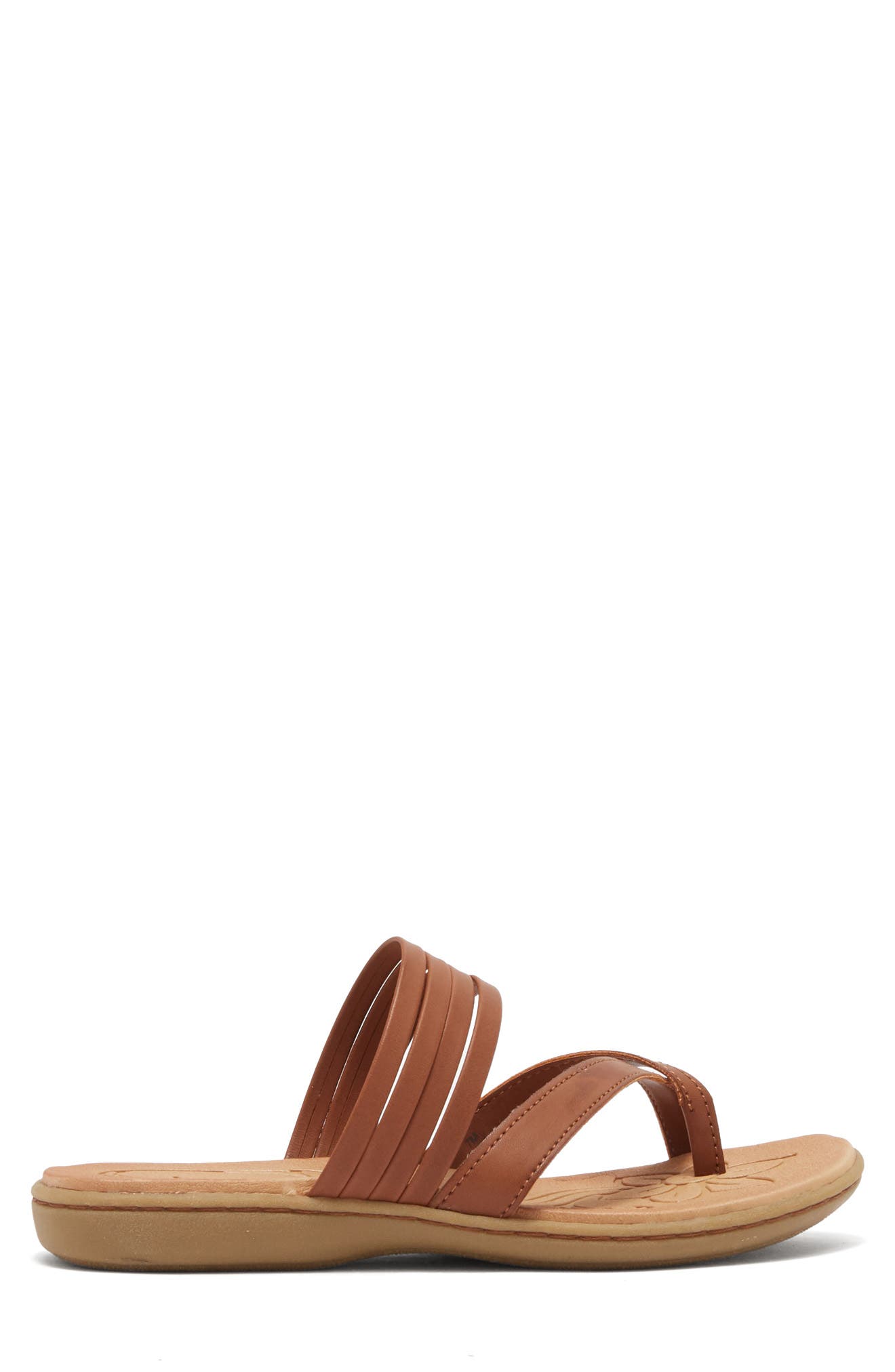 Alisha Slide Sandal, Alternate, color, LT BROWN