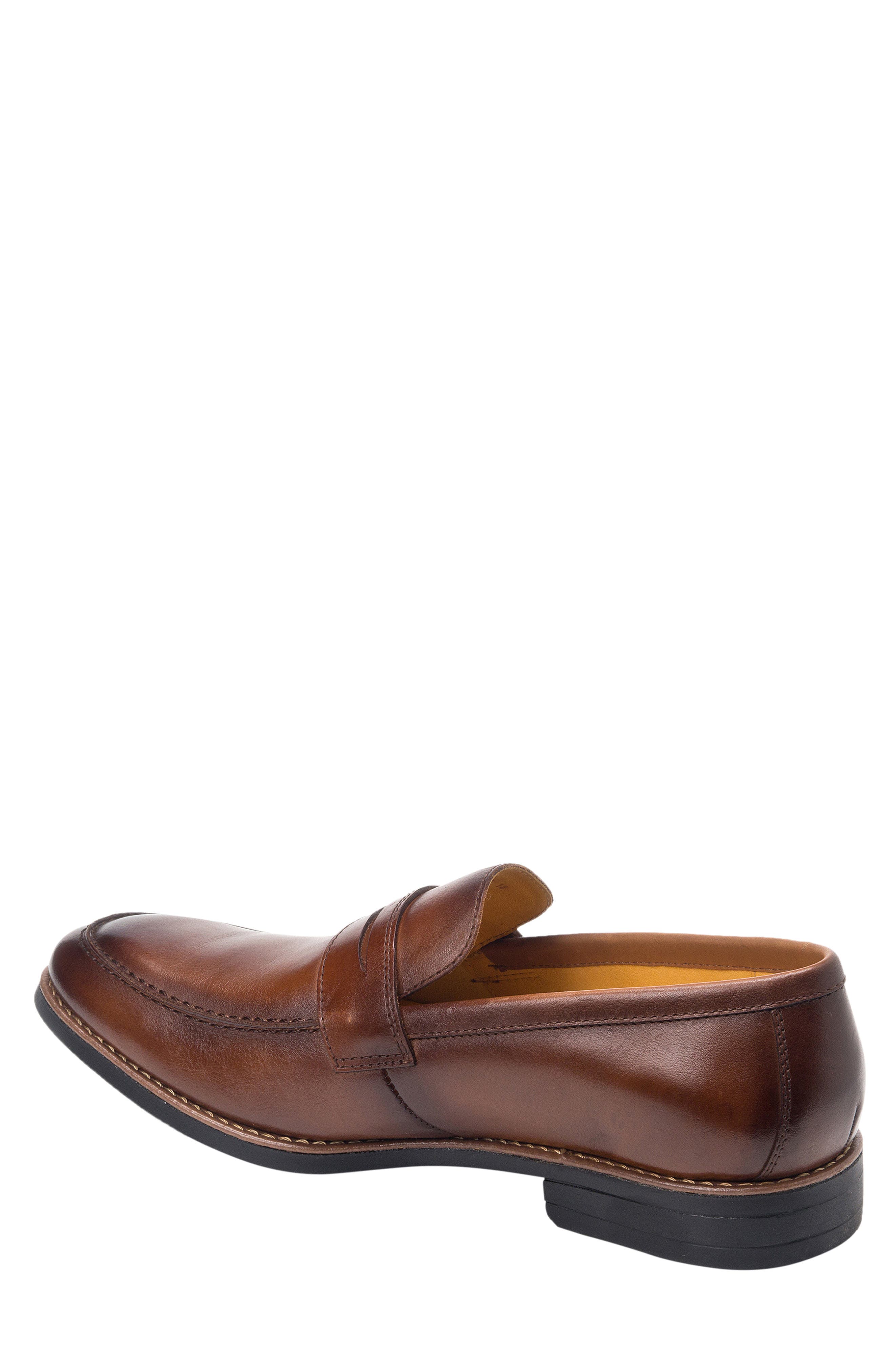 Mundo Penny Loafer, Alternate, color, BROWN LEATHER