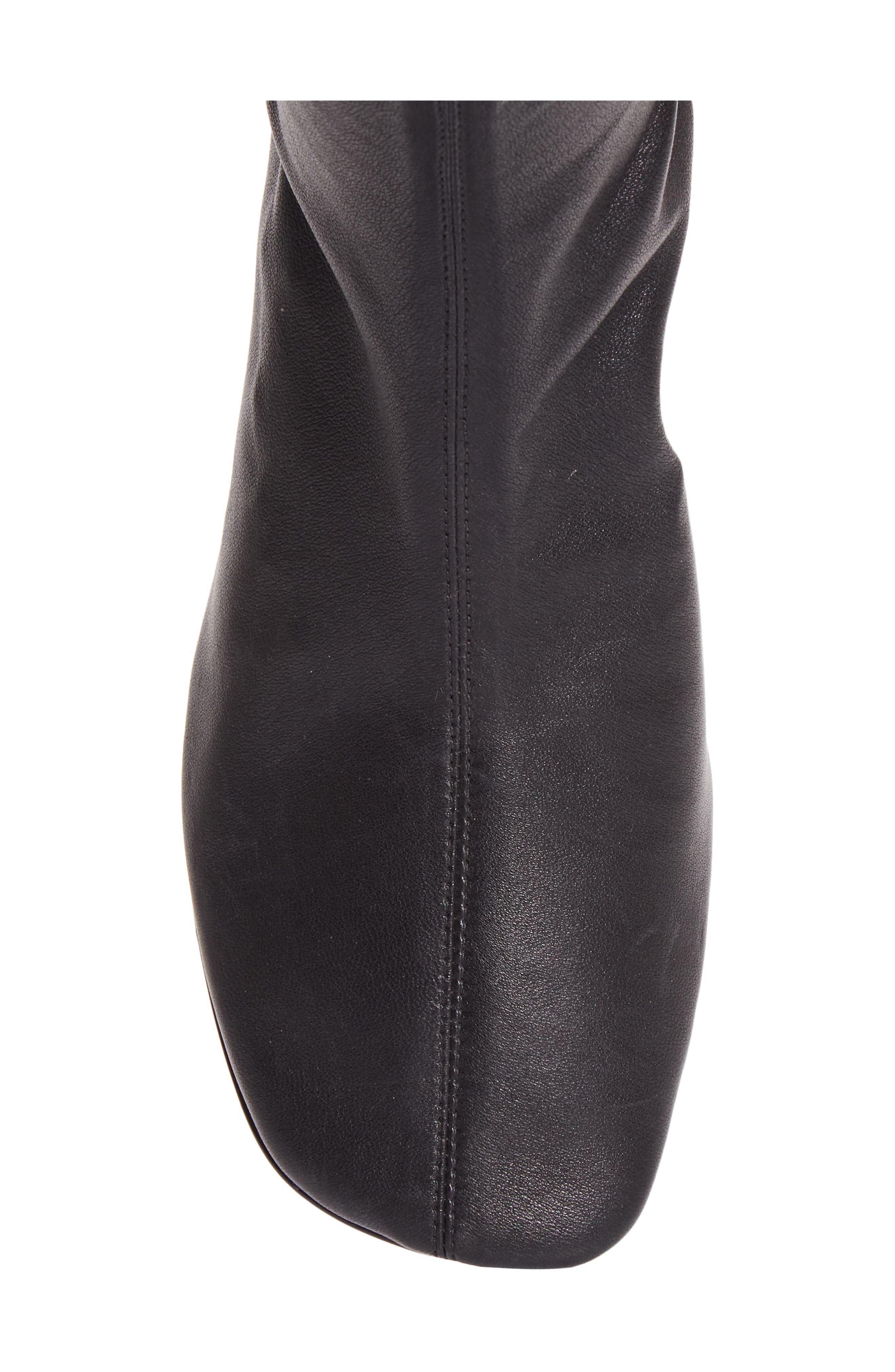 Proenza Schouler Slant Stretch Bootie, Alternate, color, Black