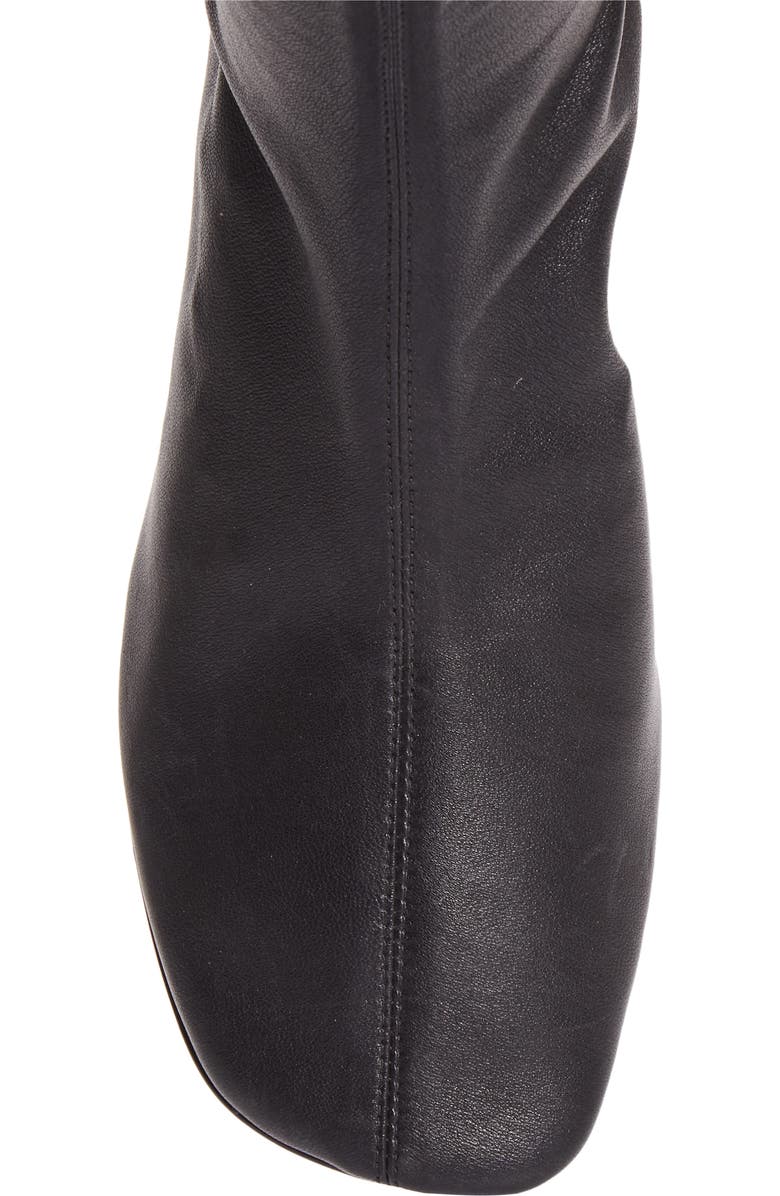 Proenza Schouler Slant Stretch Bootie, Alternate, color, Black