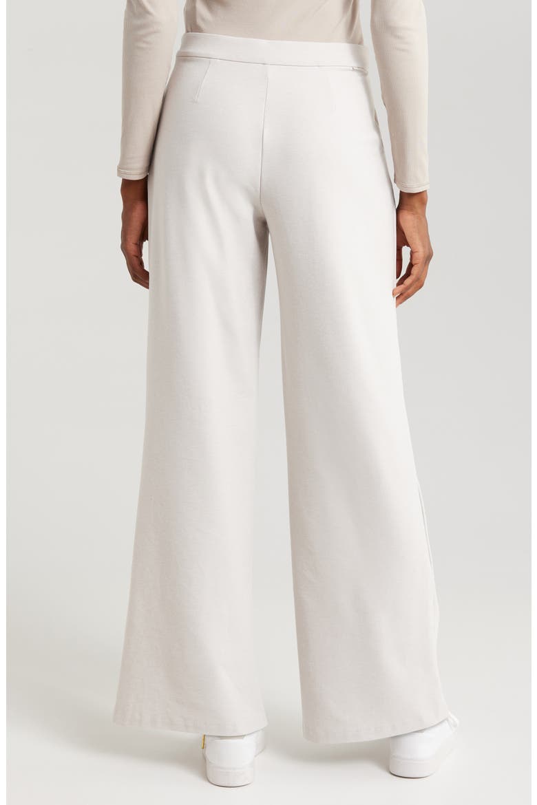 Elevation High Waist Flare Pants, Alternate, color, ECRU HEATHER
