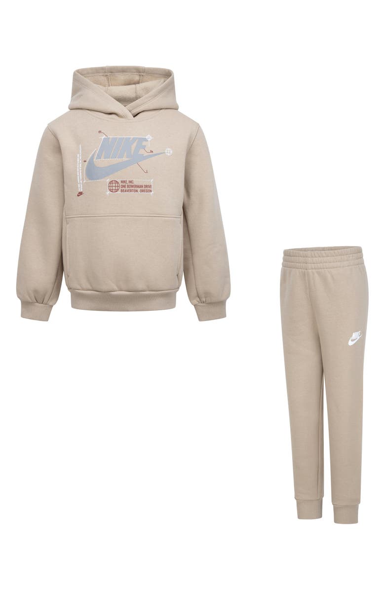 Nike Kids' Futura Wrap Hoodie & Pull-On Pants Set, Main, color, X0lhemp