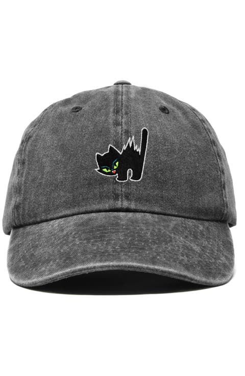 Blink Black Cat Dad Cap