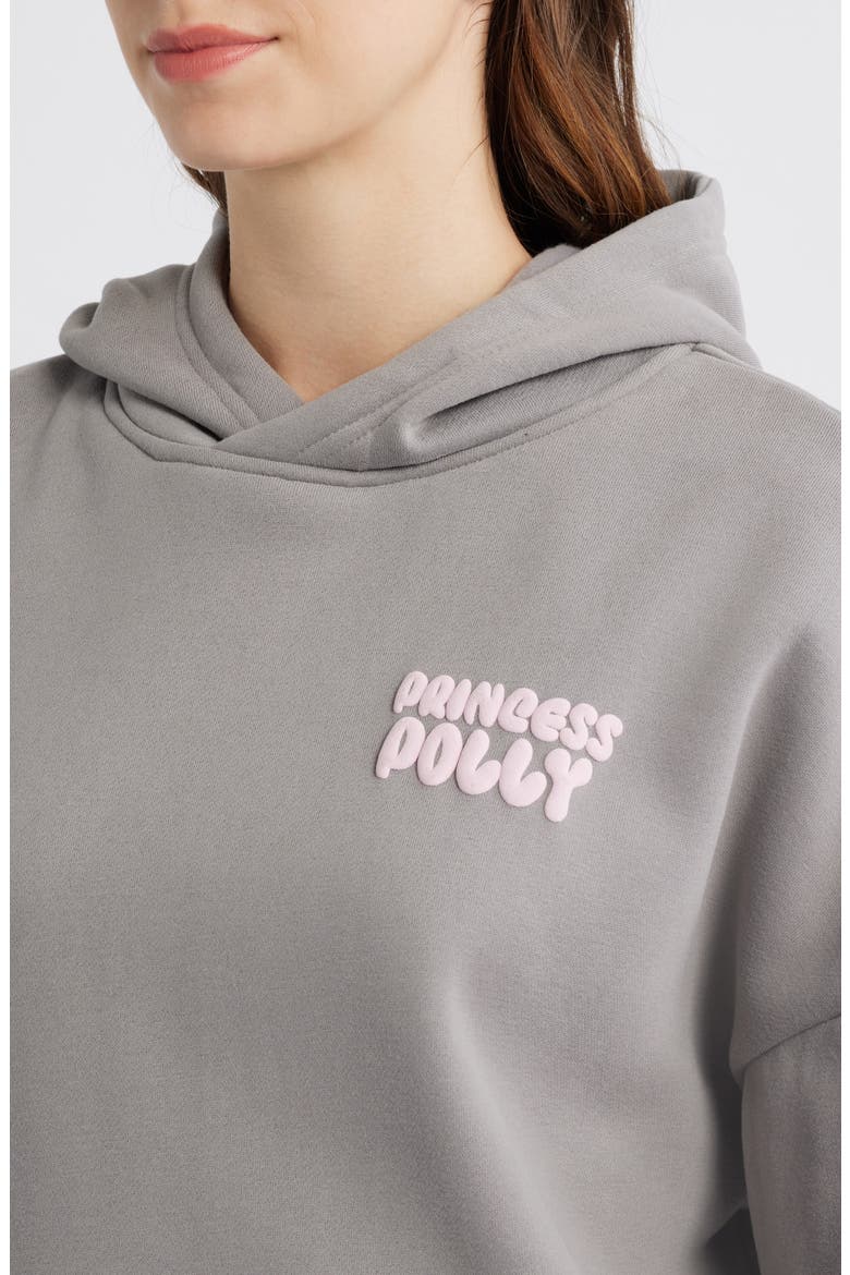 Graphic Print Logo Hoodie, Alternate, color, CHARCOAL