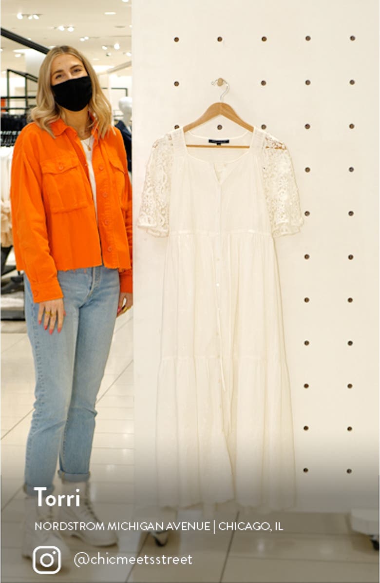 Cecily Broderie Anglaise Maxi Dress, sales video thumbnail