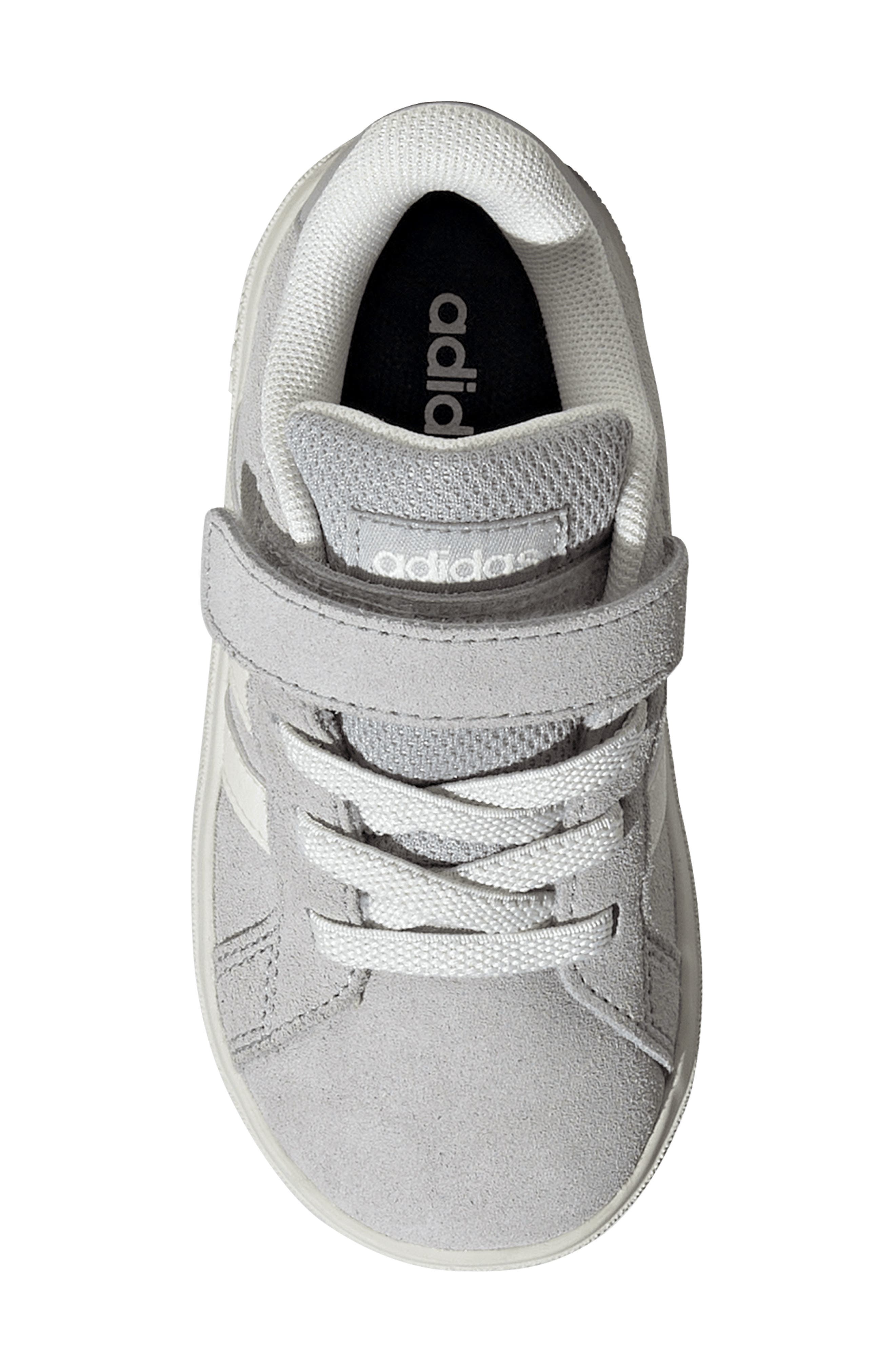 adidas Kids' Grand Court '00s Sneaker, Alternate, color, Grey/ Off White/ White