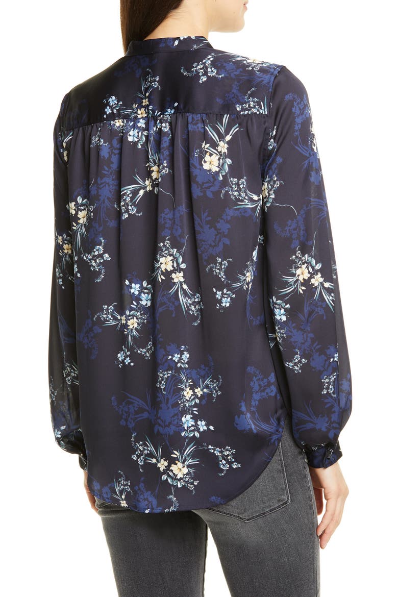 Cornelia Floral Print Blouse, Alternate, color, ECLIPSE MULTI