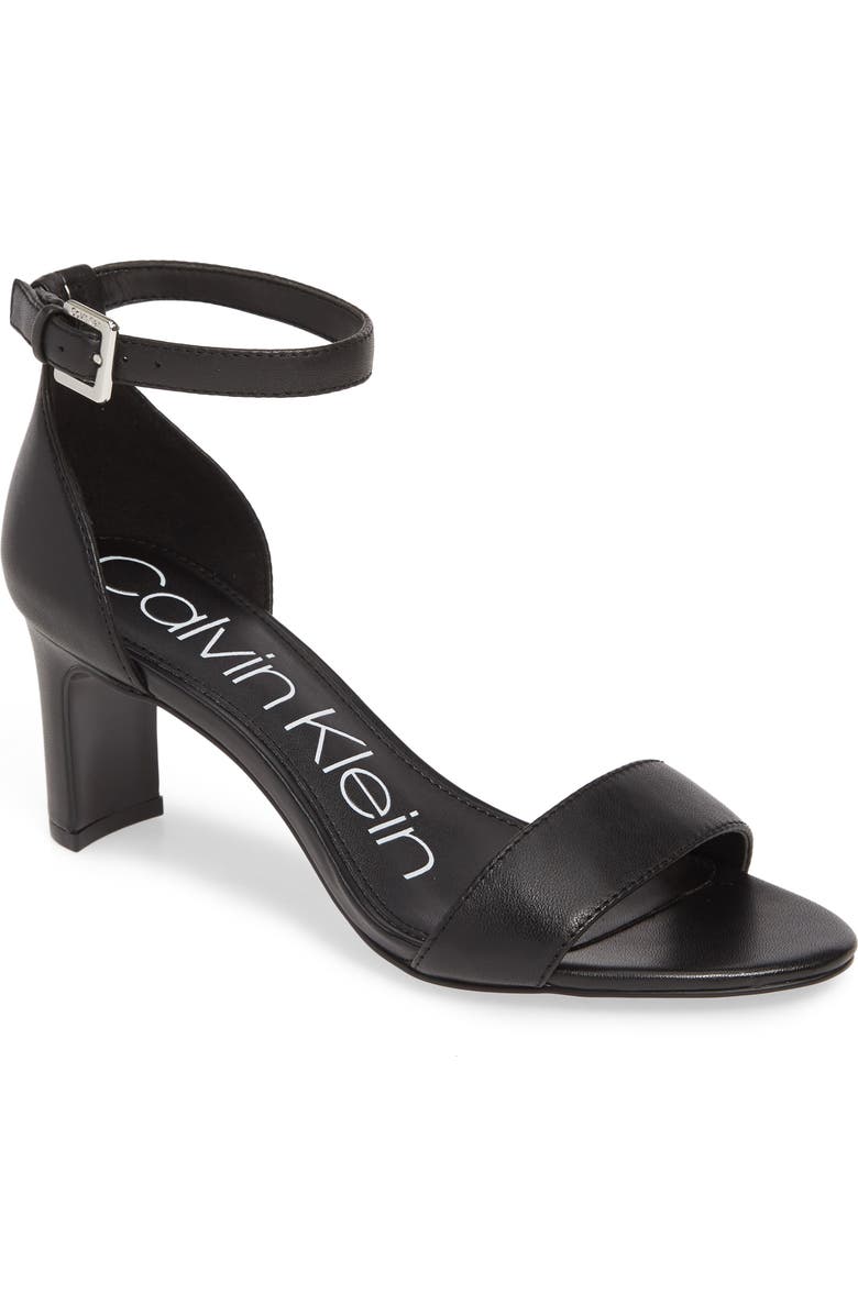 Calvin Klein Carrie Ankle Strap Sandal, Main, color,
