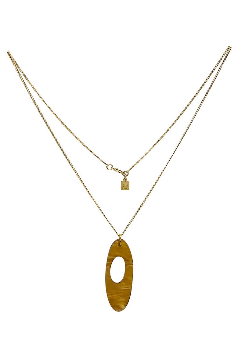 Hepworth Pendant - Caramel Swirl, Main, color, Caramel Swirl