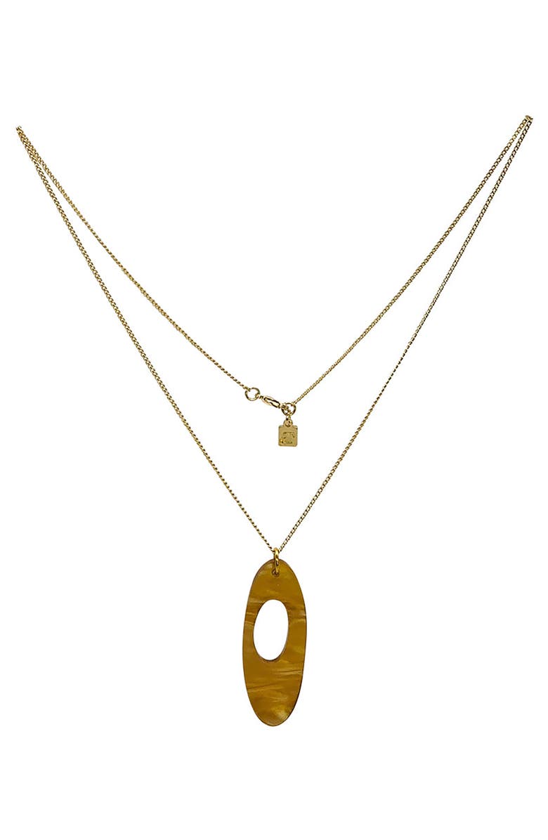Toolally Hepworth Pendant - Caramel Swirl, Main, color, Caramel Swirl